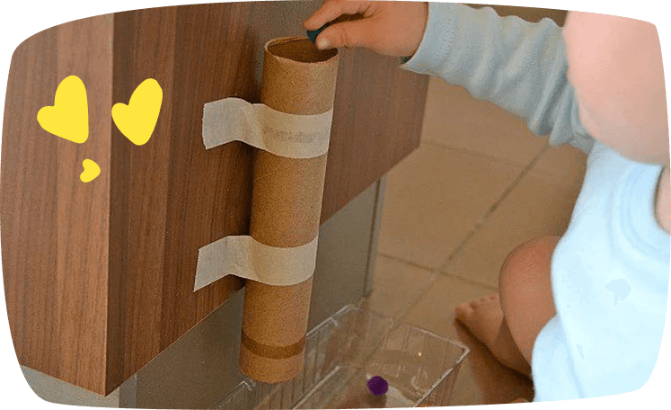 juegos-montessori-caseros-con-tubos-de-cartón