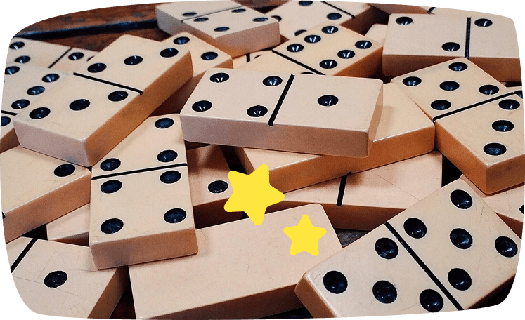 fichas de domino