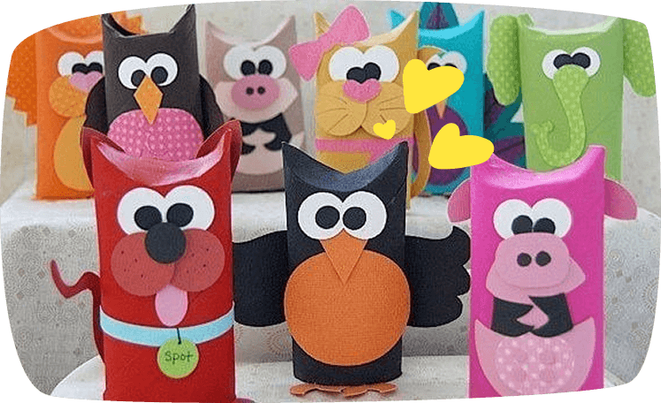 Manualidades con tubos de cartón para niños: las 10 ideas más originales