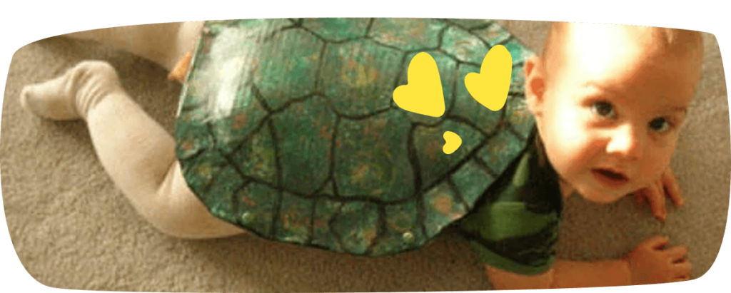 disfraces de halloween nene disfrazado de tortuga