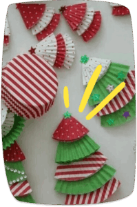 manualidades navidenas arbolitos